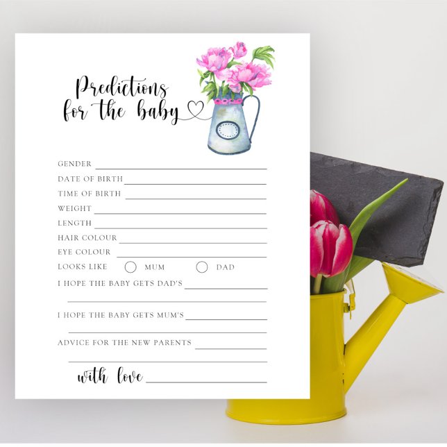 Jug de flores - predições de bebês e conselhos (Criador carregado)