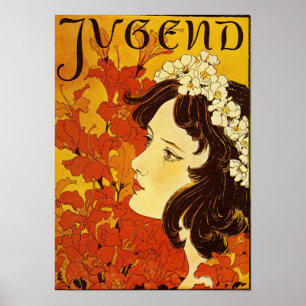Jugend/juventude - poster de Nouveau da arte