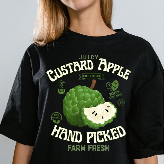 Juicy Custard Apple Fruit Label  (Criador carregado)
