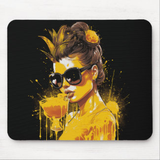 Juicy Pineapple Lady Mousepad