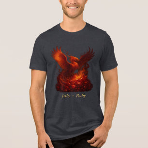 Julho Ruby - Phoenix e Fiery Birthstone