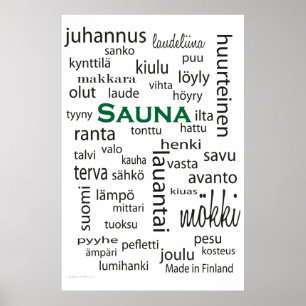 Juliste da sauna - poster