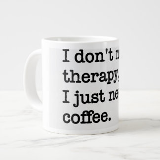 Jumbo Alguns dias, uma xícara de joe de tamanho no