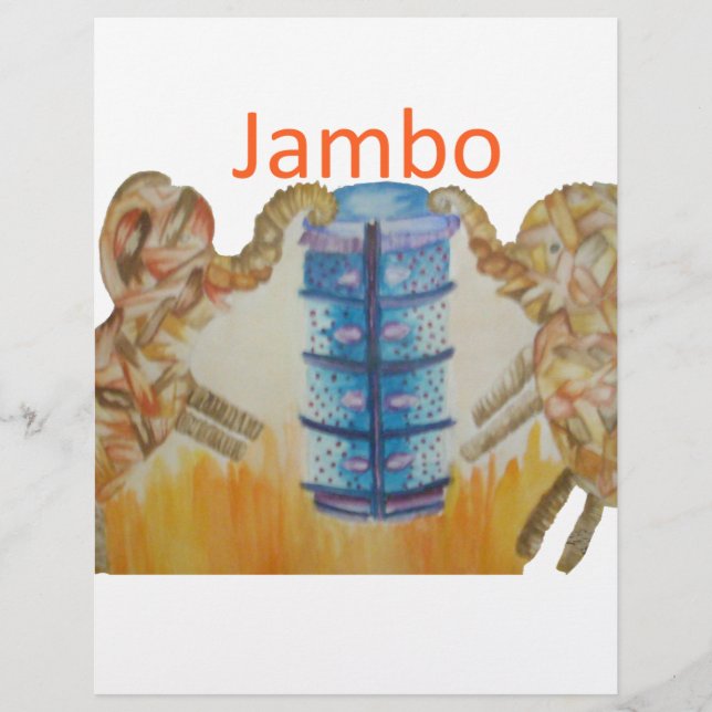 Jumbo Baby Kids Jambo African Elephant Design (Frente)