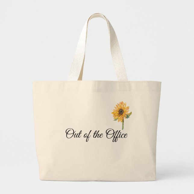 Jumbo Bolsa do Office Sunflower (Frente)