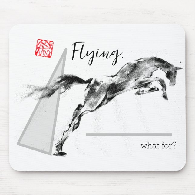 Jumping Horse    mouse pad   (Frente)
