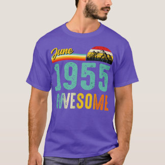 Junho De 1955 Camisa De Presente De Aniversário Vi