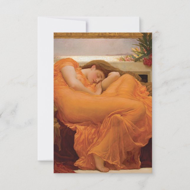 Junho flamejante de Frederic Leighton (Frente)