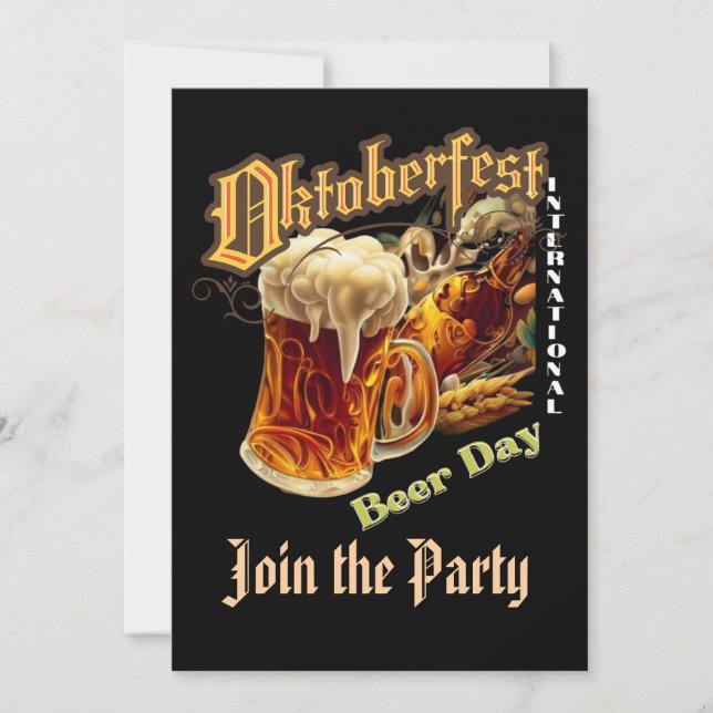 Junte-se à Festa do Oktoberfest (Frente)