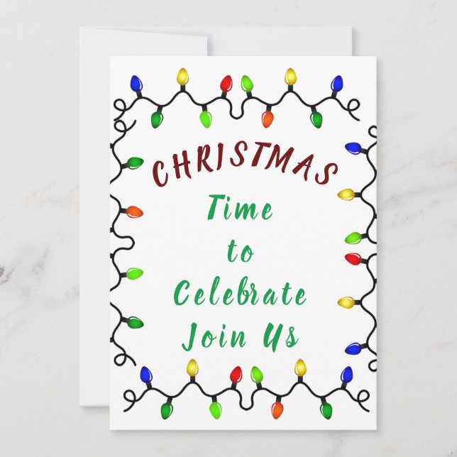 JUNTE-SE A NÓS ***NATAL*** CONVITE DE FÉRIAS (Frente)