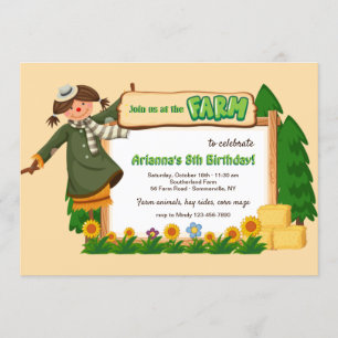 Junte-se a Nós No Convite Da Fazenda