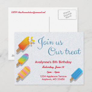 Junte-se a Nós, Nosso Convite de Cartão Postal de 