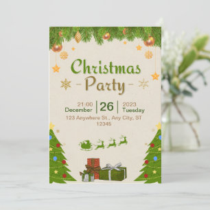 Junte-se a nós para um Convite de festas de Natal
