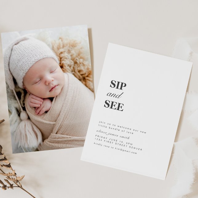 Junte-se a nós para um Convite de festas Sip and S (Criador carregado)