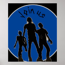 Junte-se a nós, Poster zombie