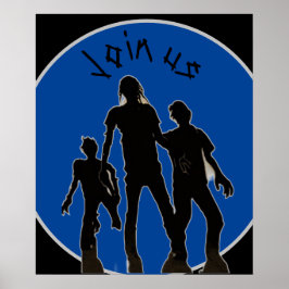 Junte-se a nós, Poster zombie