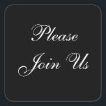 Junte-se ao adesivo de envelopes<br><div class="desc">Casamento formal Vota Vinhetas de Selo de Convite     © Fotografia e Design por TDSwhite no ArtísticoPocena.</div>