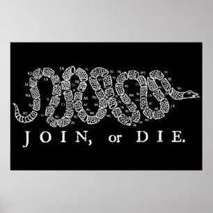 Junte-se ou morra-se impressão