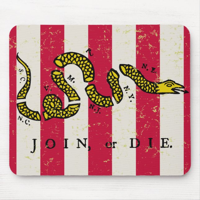 Junte-se ou morra-se Mousepad (Frente)
