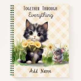 Juntos Através De Todo O Notebook Espiral