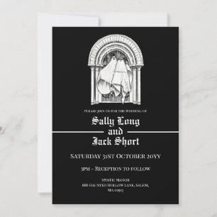 Juntos Para Sempre Fantasmas Convite Para Casament