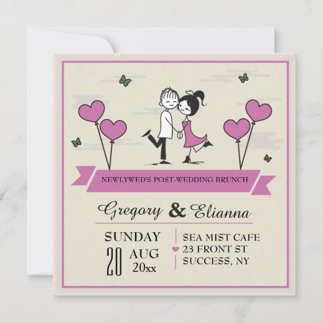 Juntos, Postar Convite De Brunch (Frente)