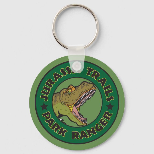 Jurassic Trails Park Ranger Chaveiro (Frente)