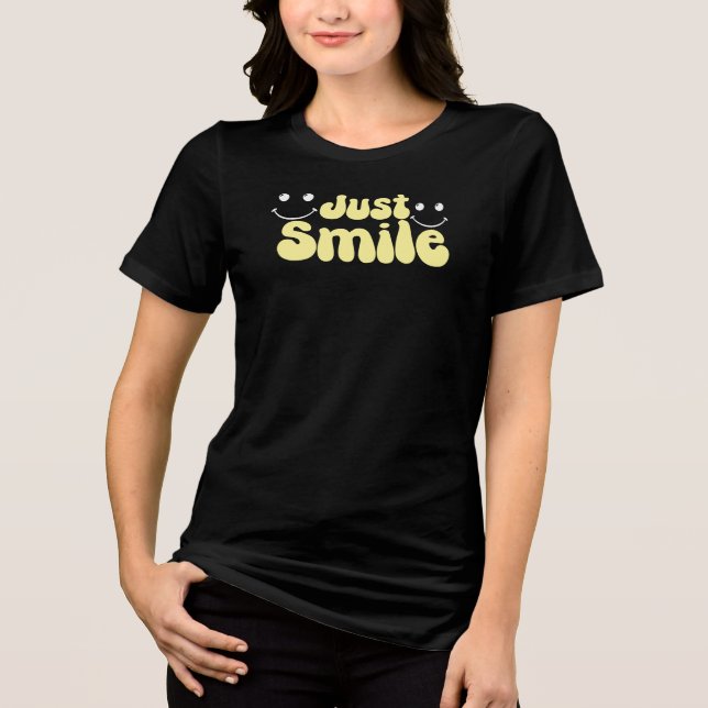 Just Smile, Positive Vibes Graphic (Frente)