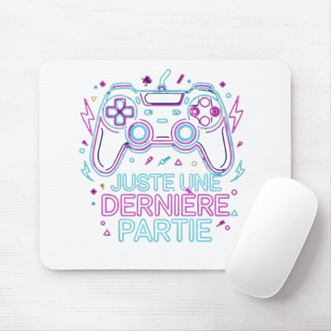 Juste Une Dernière Partie Gamer Mouse Pad - Retro (Com mouse)