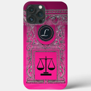 JUSTIÇA, ATTORNEY Monogramas cor-de-rosa