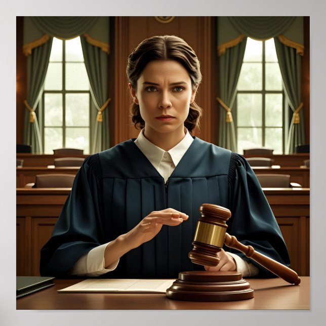 Justiça na Corte - Poster de Drama (Frente)