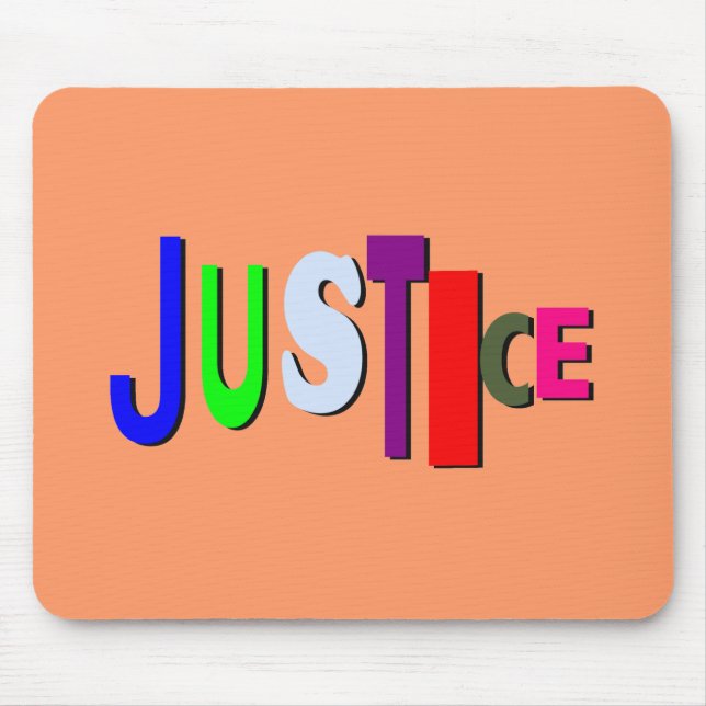 Justiça no Mousepad a cores (Frente)