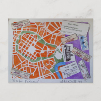 K é para o cartão postal Cracóvia