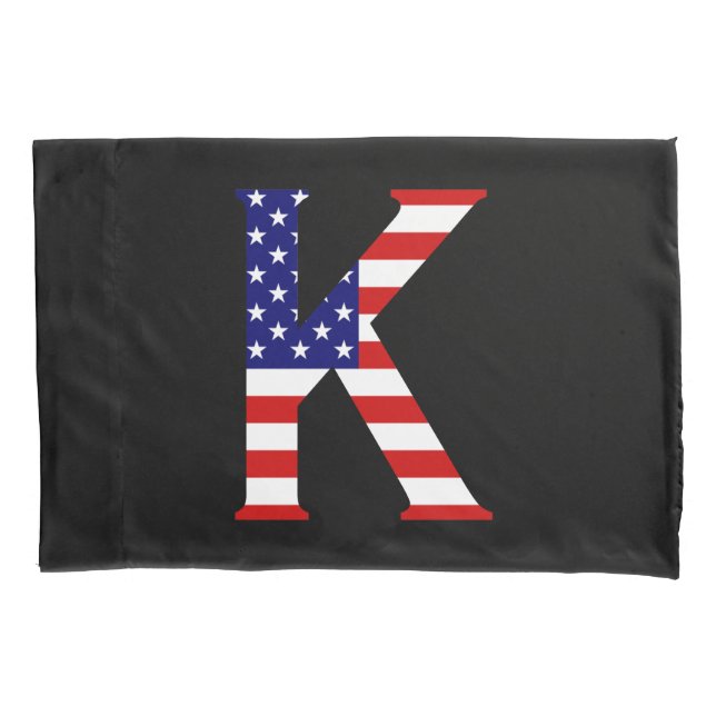 K Monograma sobreposto no Pccnt Sinalizador EUA (Frente)