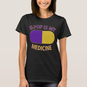 K-Pop é minha camiseta de mulher médica