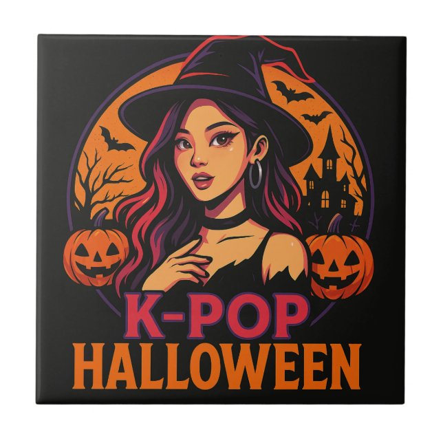 k-pop halloween ceramic tiles (Frente)