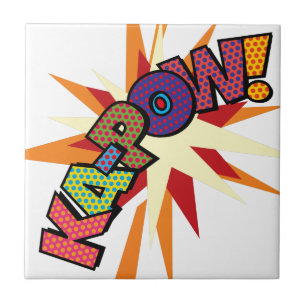 KA-POW Diversão Arte Pop de Quadrinhos Retrô