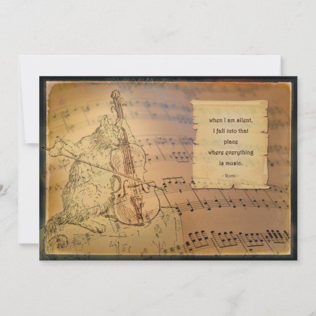 Kaart met gedicht Rumi (Frente)