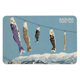 Kagura かぐら Niigata 新潟 1 - Ímã de Geladeira