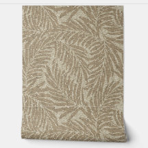 Kahanu Palms Hawaiian Faux Linen Texture- Taupe