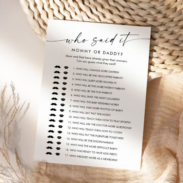 KAIA Que Disse Que Ele Mamãe Cartão De Jogo De Beb (Criador carregado)