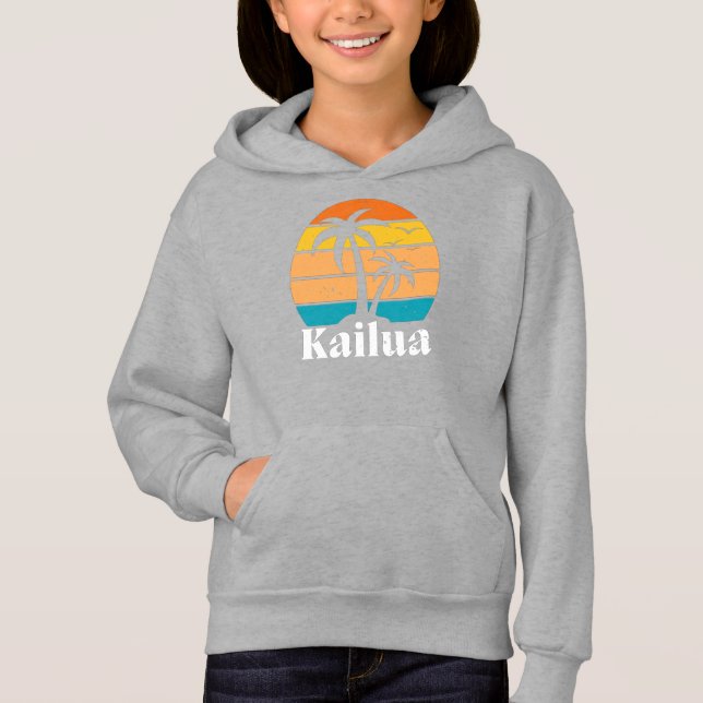 Kailua Retro Vintage Hoodie (Frente)