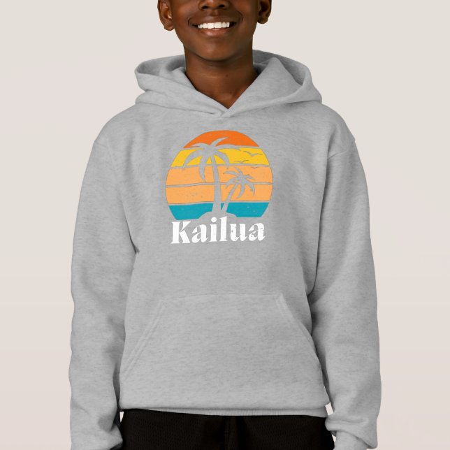 Kailua Retro Vintage Hoodie (Frente)
