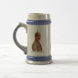 Kaiser Wilhelm II Beer Caneca de cerveja