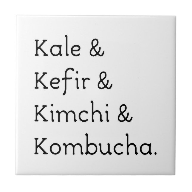 Kale Kefir Kimchi Kombucha (Frente)