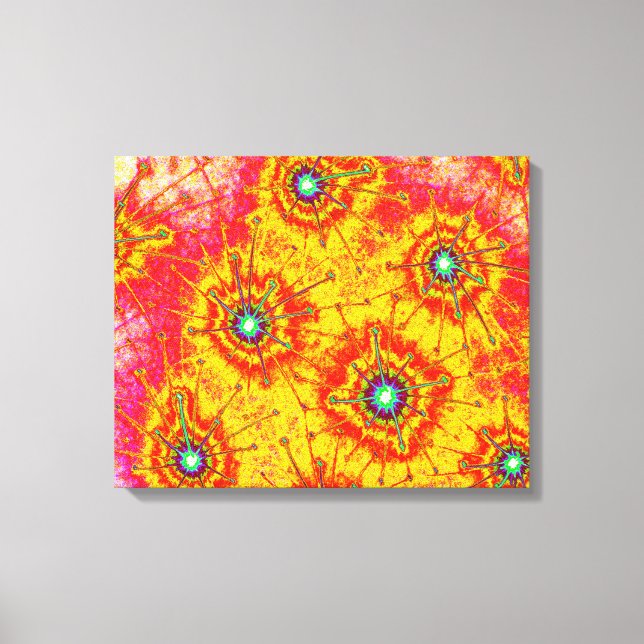 Kaleido Starburst – Premium Canvas Print (Frente)