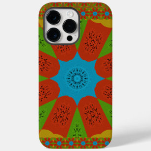 Kaleidoscope Bloom Uma Vibrante Cor Impressão Afri