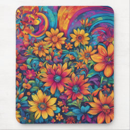 "Kaleidoscope of Color" Art Mouse Pad