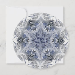 Kaleidoscope Snowflake - Placa plana de Feliz ano