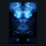 Kaliverse Electric Energy Fractal Poster<br><div class="desc">Vibrant electric fractal artwork from the Kaliverse Collection. This psychedelic abstract design explores symmetry,  energy,  and luminous geometry created through a digital process combining Procreate and fractal pattern generation tools.

Perfect for lovers of fractal art,  psychedelic visuals,  and modern abstract wall decor.</div>